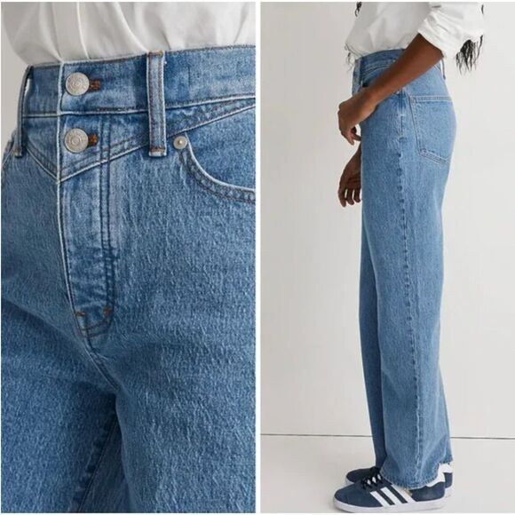 NEW Madewell The Perfect Vintage‎ Wide-Leg Jean in Harding Wash, 29 - Picture 2 of 16